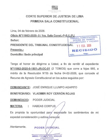 Llegada de la demanda de