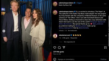 Sabrina Impacciatore y Oscar Nuñez