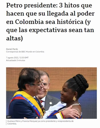 Este fue el titular de la cadena y portal de noticas BBC NEWS Mundo
Foto: Vía bbc.com