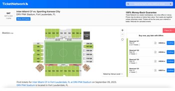 Precio entradas Inter Miami - Kansas City sin Messi