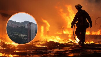 El incendio se desató a