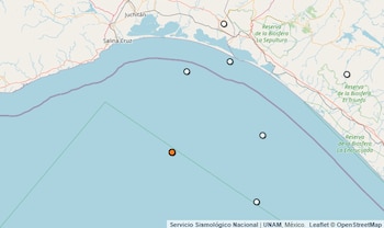 Temblor de magnitud 4.4 registrado