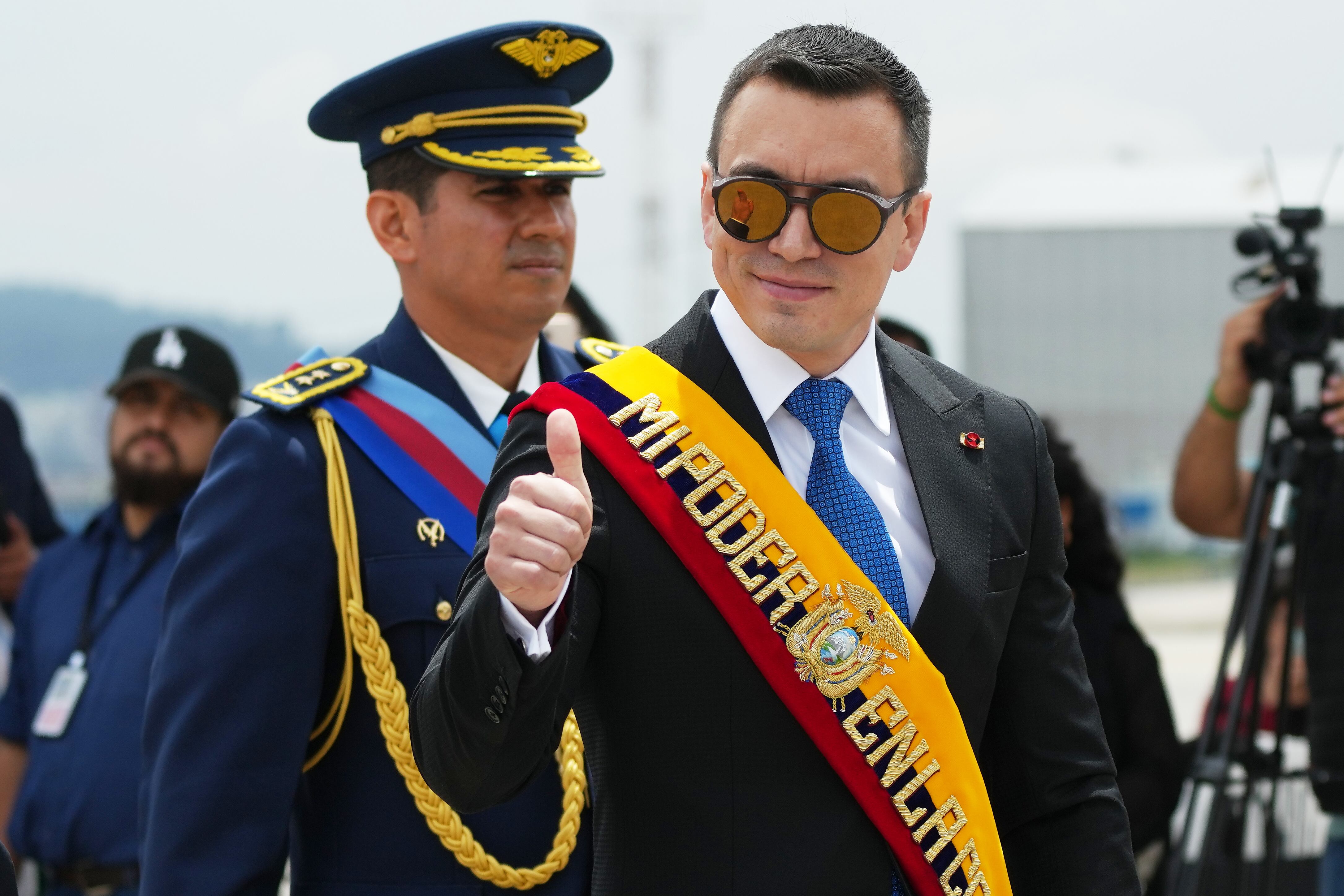 El presidente de Ecuador, Daniel Noboa. (AP Foto/Dolores Ochoa)