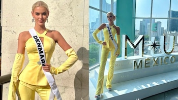 Día 8 de Victoria Kjaer en el Miss Universo 2024. Para ello lució un exclusivo traje de José Zafra. IG