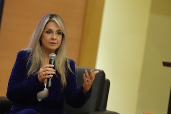 Vicky Dávila está metida entre las cinco principales opciones para la presidencia de la encuesta Invamer, a juzgar por la intención de voto - crédito Colprensa