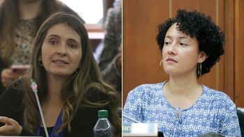 Las senadoras tuvieron un cruce