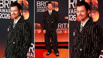 Harry Styles fusionó elegancia y
