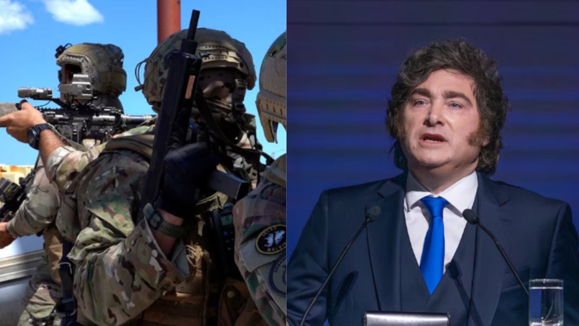 El presidente Javier Milei firmó un decreto en el Boletín Oficial para autorizar la entrada de fuerzas estadounidenses al territorio nacional