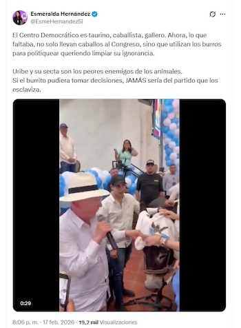 Hernández compartió su reacción el