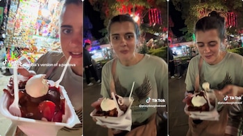 La turista quedó impactada con