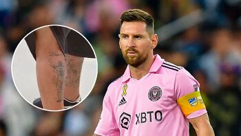 El impresionante tatuaje de Lionel