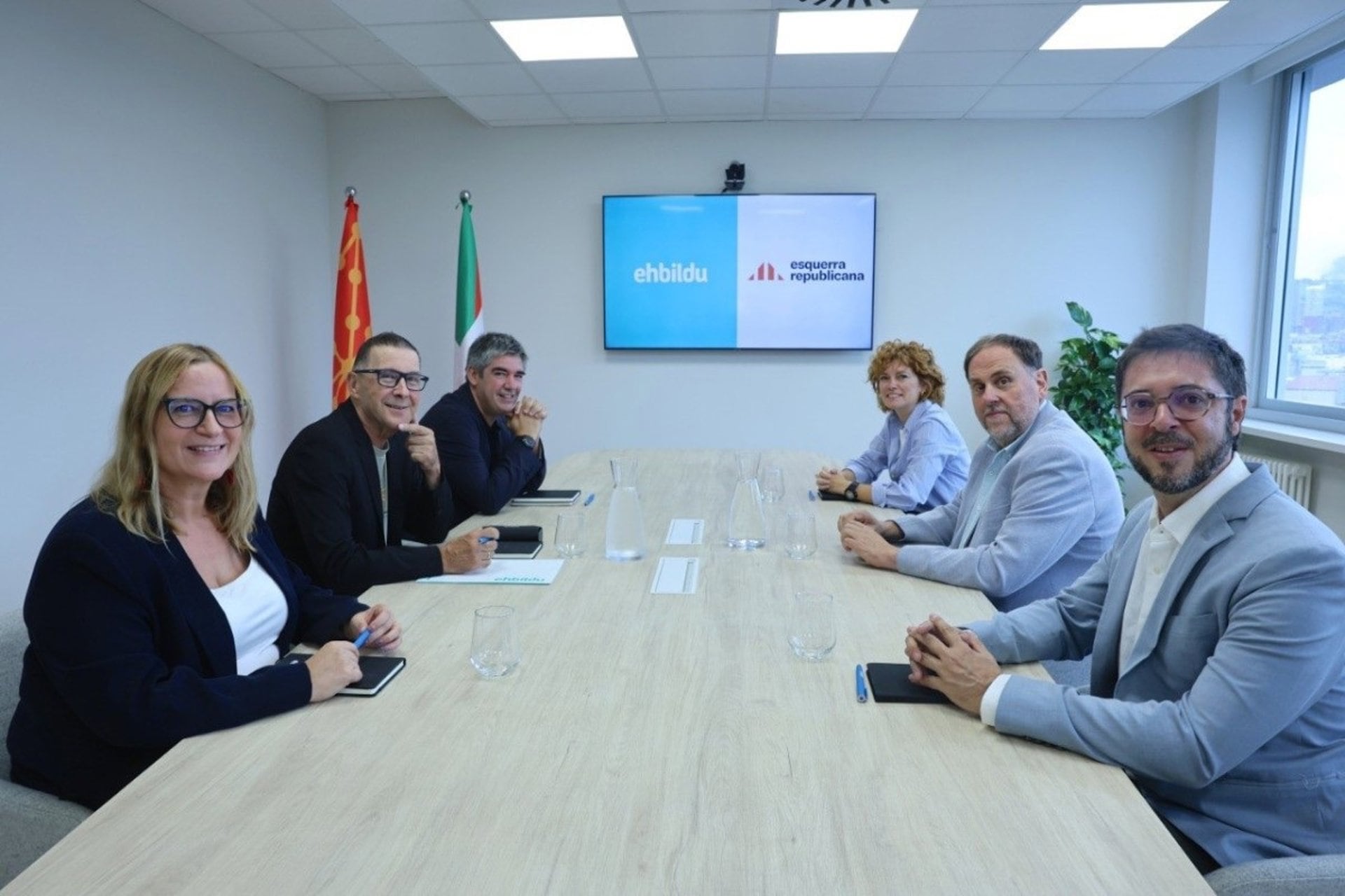 10/10/2026 Delegaciones de Euskal Herria Bildu y Esquerra Republicana de Catalunya reunidas en Bilbao (archivo)POLITICA PAÍS VASCO ESPAÑA EUROPA VIZCAYAEH BILDU