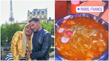 Wendy Guevara viajó a París