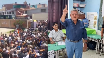 Abuchean a César Acuña en su local de votación: “Corrupto sinvergüenza, Trujillo no te quiere”