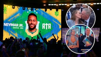 El show de Ancelotti en Brasil: del estallido por Neymar al beso de su esposa y la presencia de su hijastra que se robaron los flashes