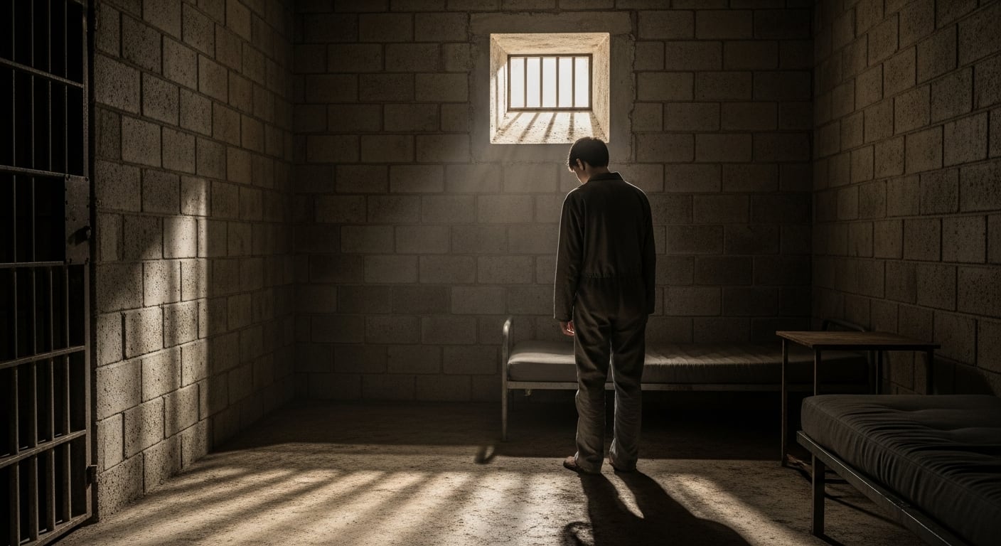 Condenado, un adolescente verá pasar sus días en una celda de una prisión. (Imagen Ilustrativa Infobae)