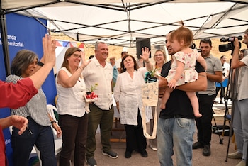 Una entrega de viviendas en Minas, Uruguay, donde se aplica un plan piloto (Ministerio de Vivienda)