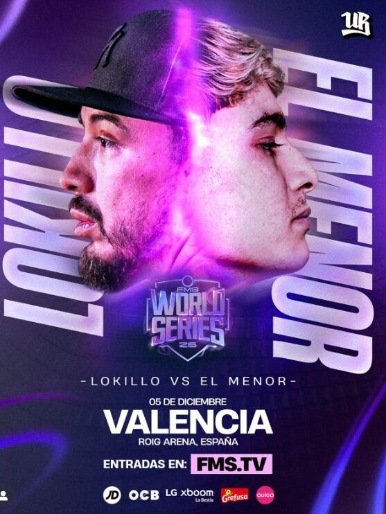 Batalla entre Lokillo Flórez y El Menor terminó en disputa en las redes sociales - crédito @fmsworldseries/IG