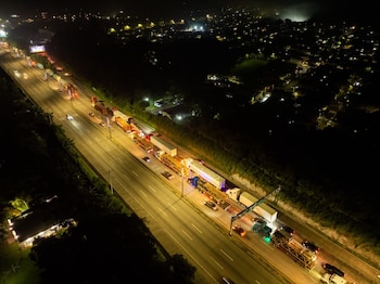 El Viceministerio de Transporte de El Salvador exige la revisión técnica obligatoria para vehículos de volteo desde el 5 de octubre. (Cortesía: Ministro de Obras Públicas y de Transporte de El Salvador, Romeo Rodríguez)