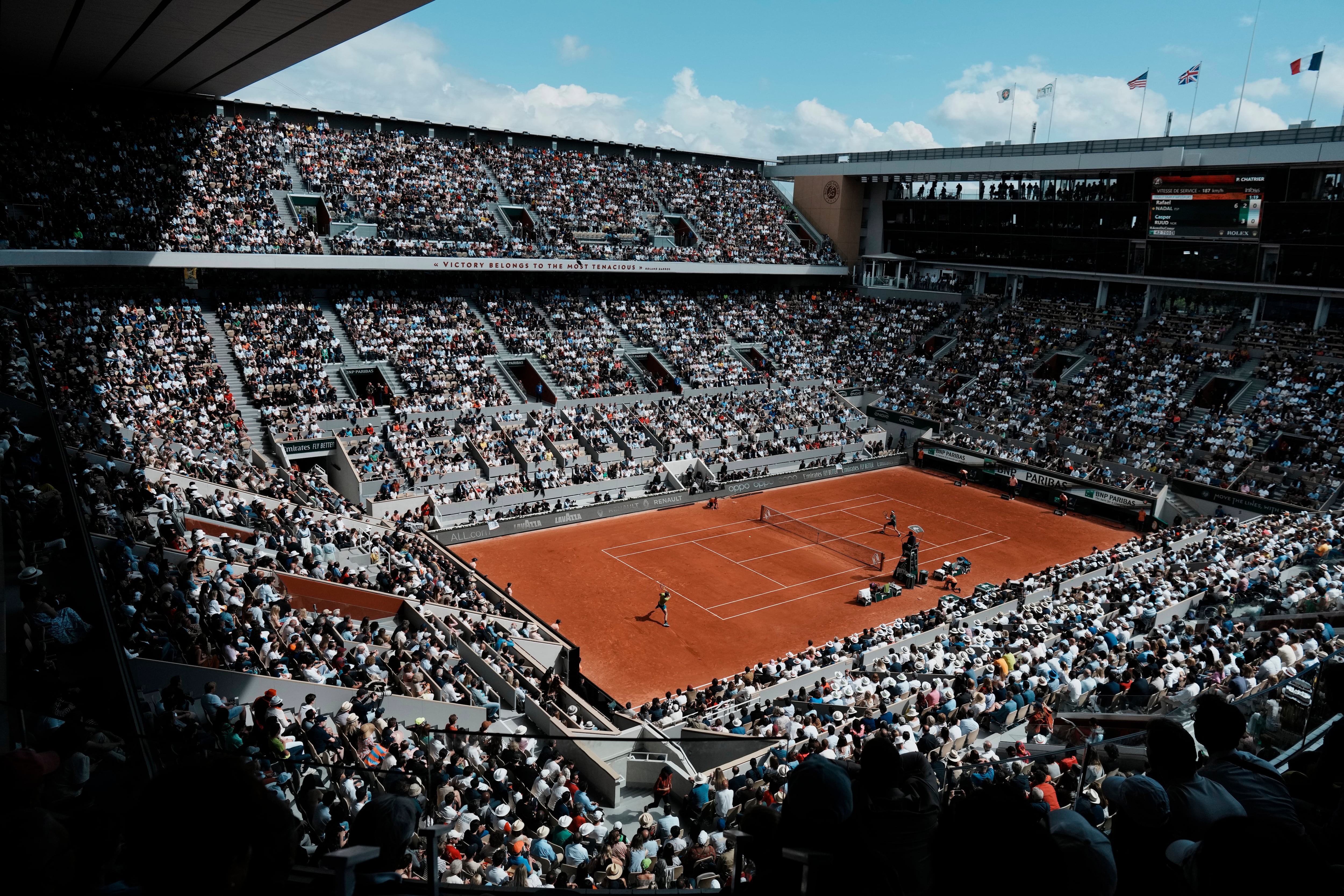 Roland Garros tira la casa por la venta: casi 62 millones de euros en premios