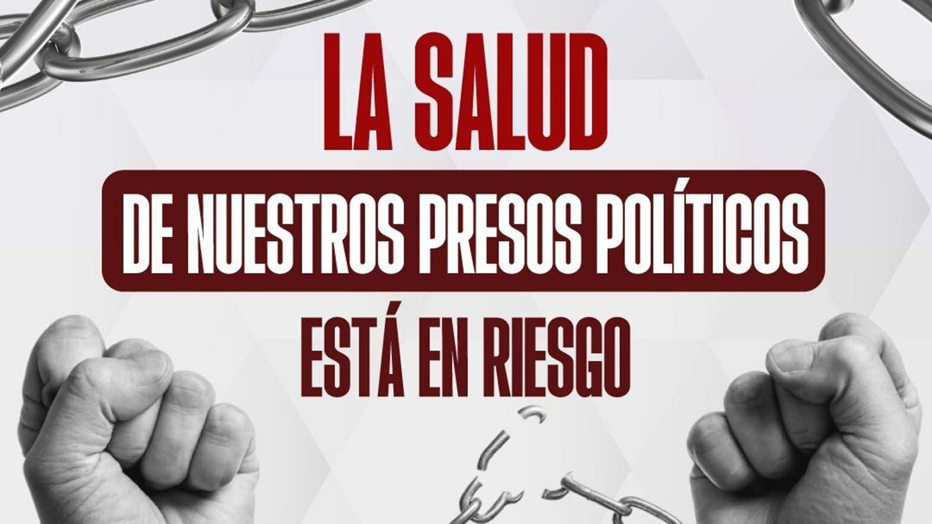 La oposición denuncia que cientos de ciudadanos permanecen privados de libertad por razones políticas (X-Twitter)