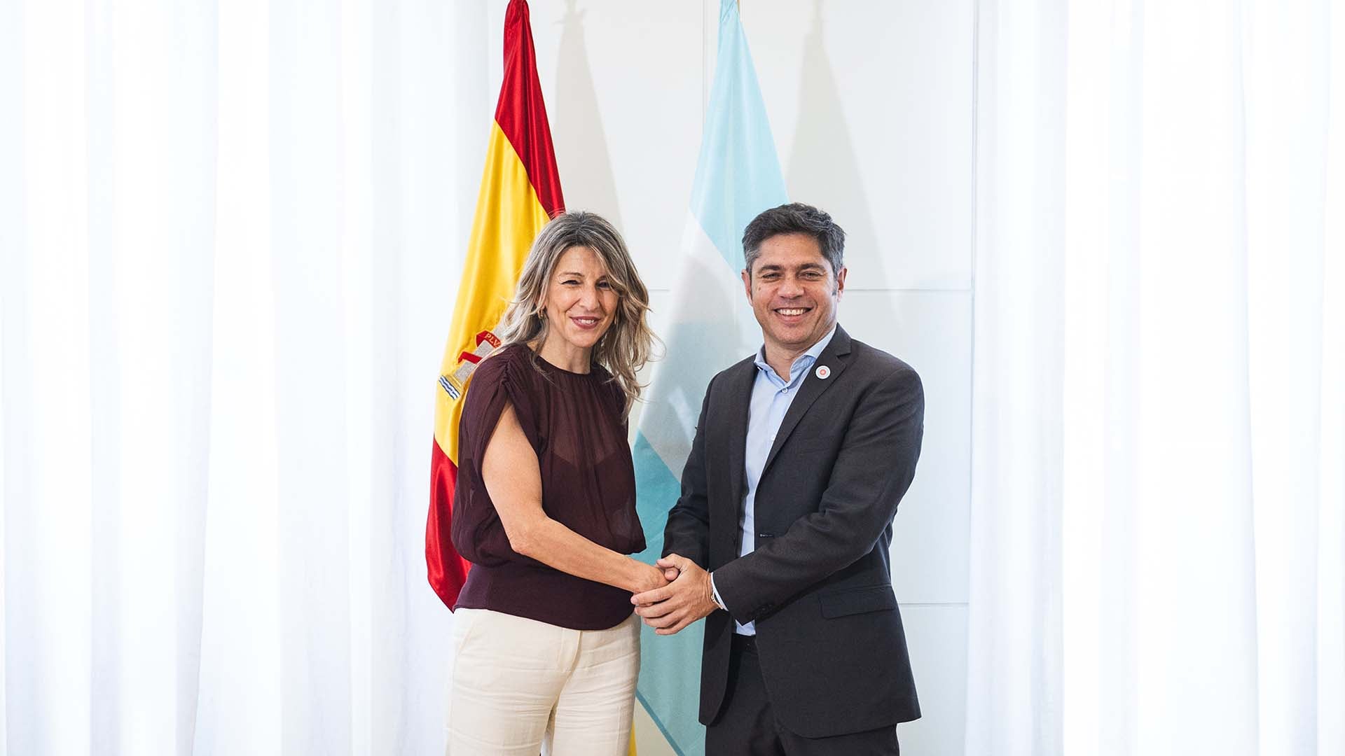 El Gobernador aseguró en su gira por España que no va a forzar una candidatura que ponga en juego la unidad del peronismo