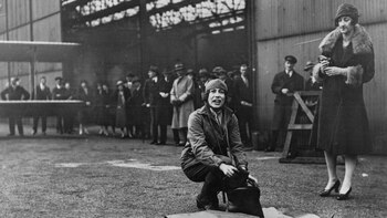 La aviadora australiana Jessie Miller