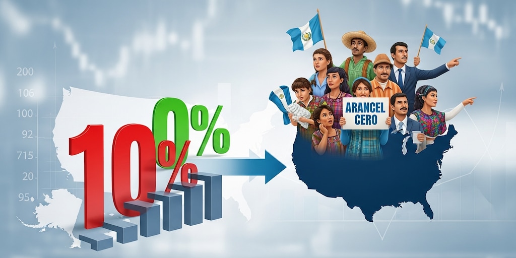 Exportadores guatemaltecos piden a Estados Unidos restablecer el arancel cero para productos gravados con 10%