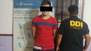 Brandon Carranza, detenido en Lomas