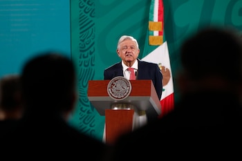 El presidente de México, Andrés