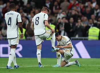 Brahim le agradece a Kroos