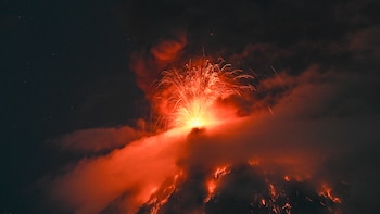 Impactantes imágenes de las explosiones del Volcán de Fuego de Guatemala