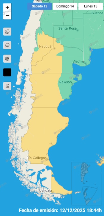 El SMN mantiene vigente el