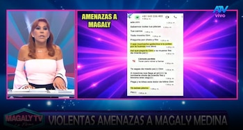 Magaly Medina oficializa denuncia ante la Policía, Fiscalía e INPE tras advertir previamente amenazas. Captura: Magaly TV La Firme.