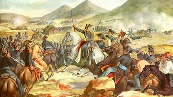 Batalla de Chacabuco, según un