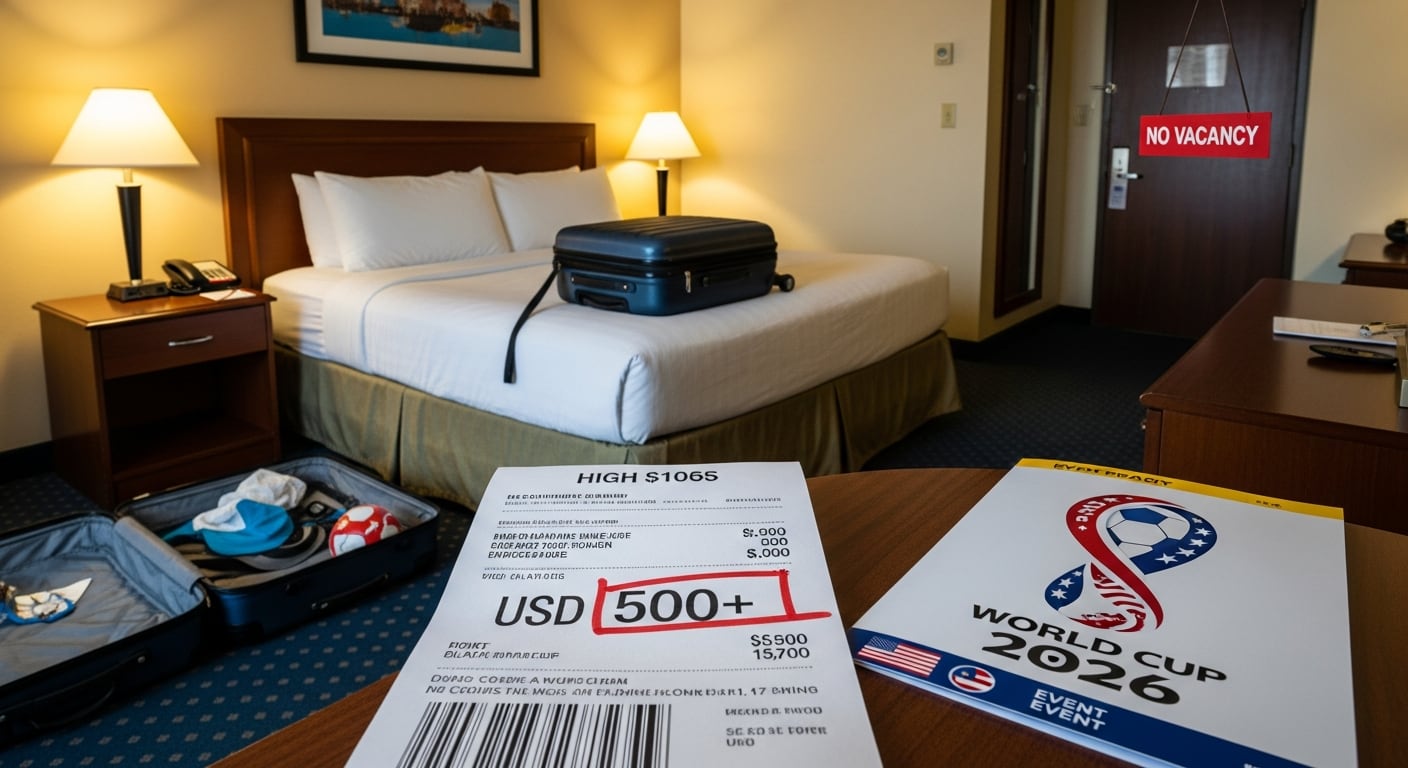 Las reservas hoteleras en las ciudades sede quedaron muy por debajo de lo previsto, en un torneo que resultó ser el más caro de la historia para los fanáticos que quisieron vivirlo en persona. (Imagen Ilustrativa Infobae)
