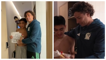 gil mora y memo ochoa -México- 4 julio