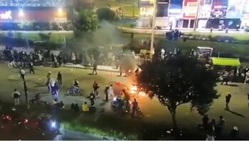 En varios puntos de Bogotá