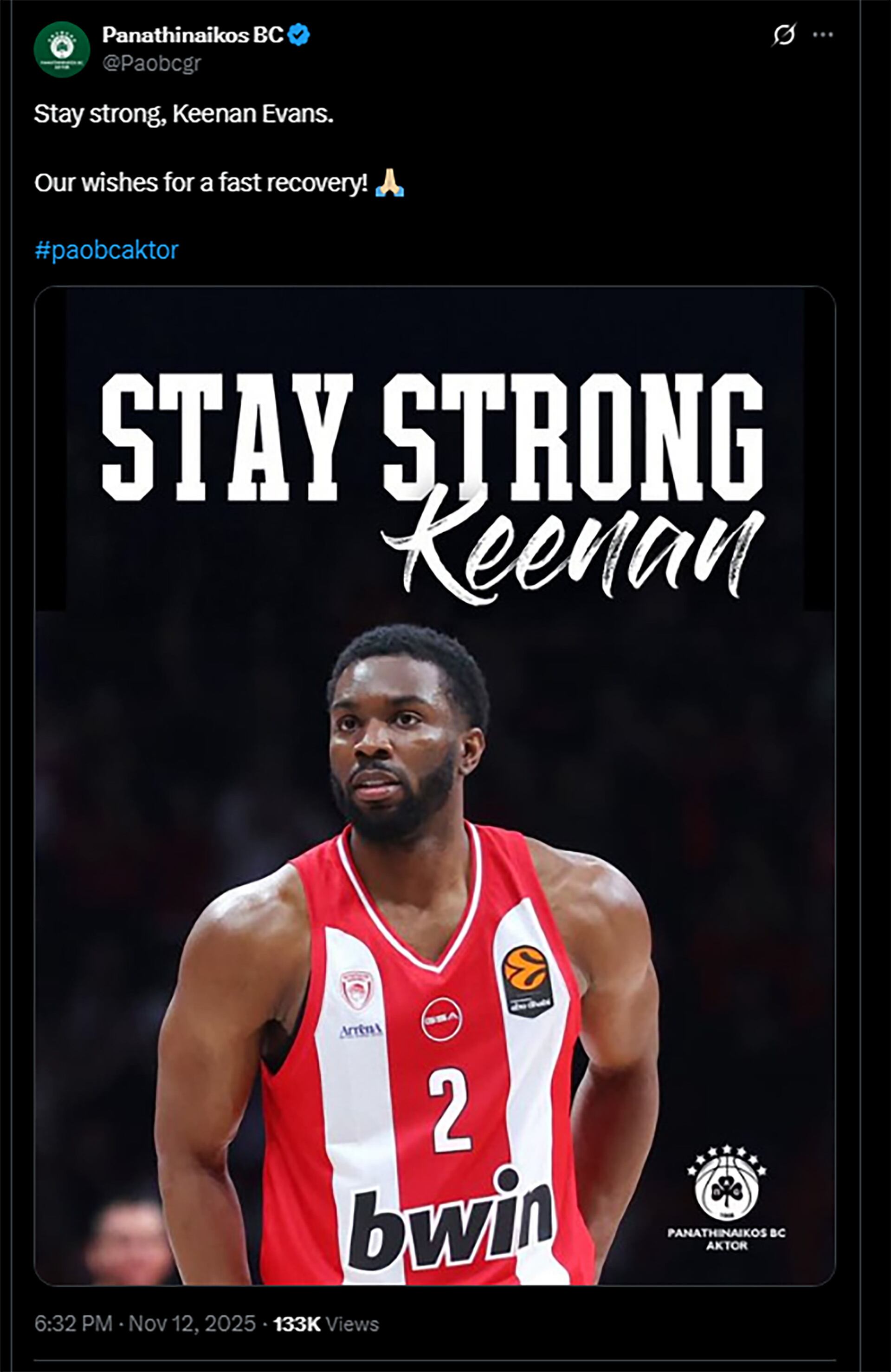 El drama de Keenan Evans con las lesiones