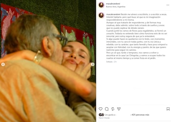 El homenaje de Macarena Brandoni a su abuelo Luis