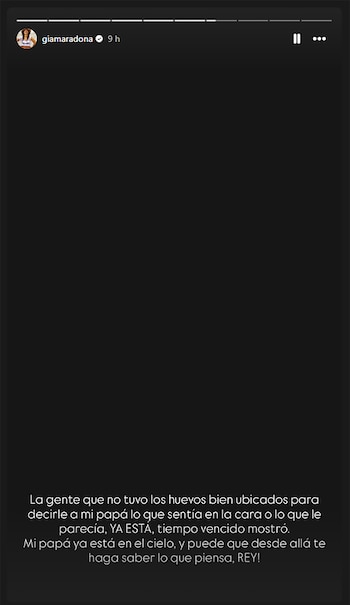 Un fragmento de la respuesta