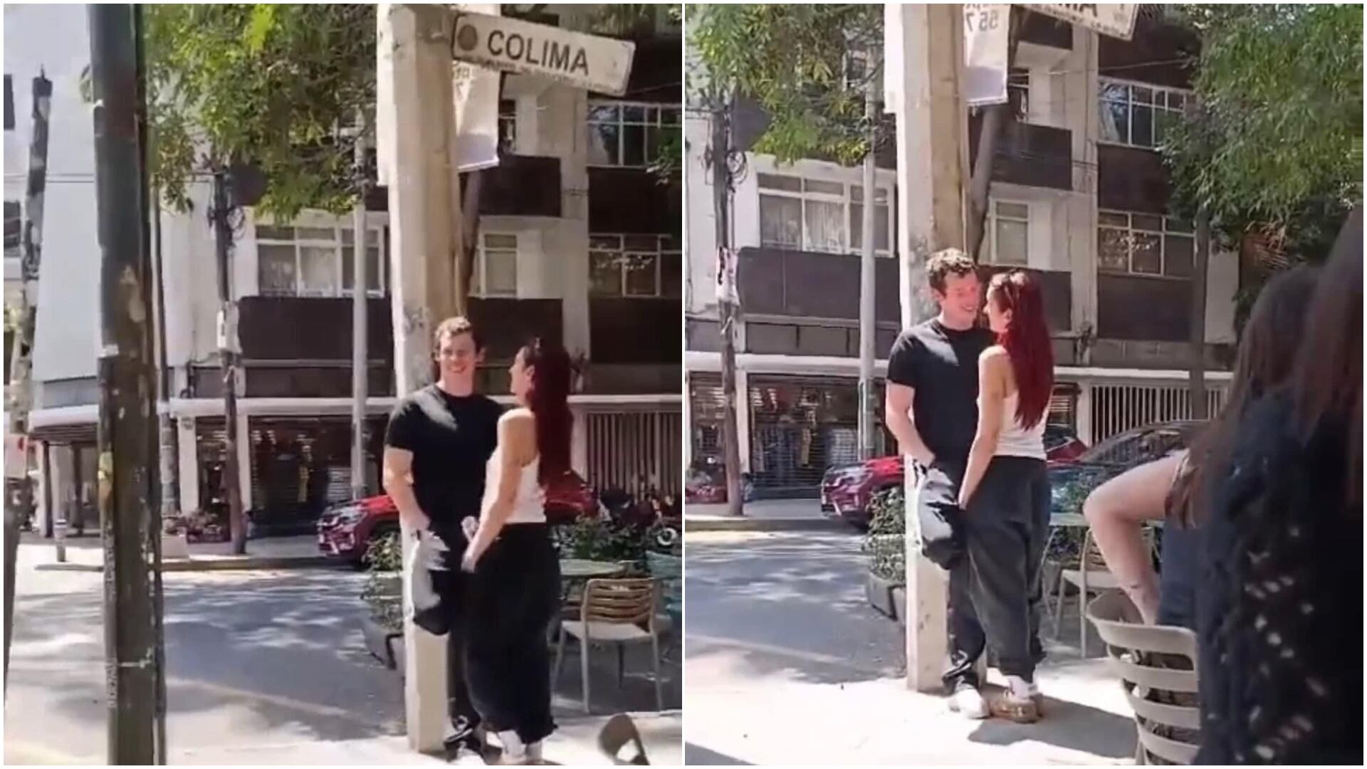 La Ciudad de México como un escenario de un romántico paseo de Dua Lipa y Callum Turner. (Créditos: Twitter/@marlenloss)