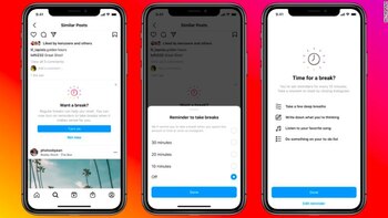 Tomarse un descanso en Instagram.