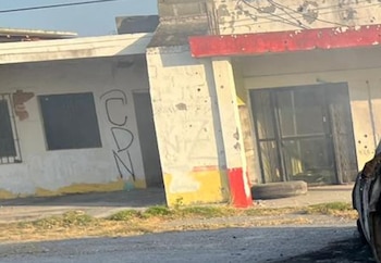 En el sitio del enfrentamiento