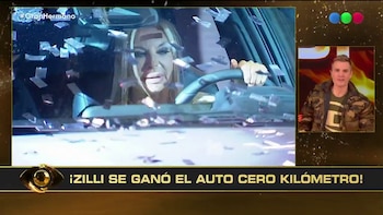 El momento en el que Yanina Zilli encendió el auto 0km que ganó en Gran Hermano