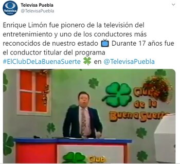 Enrique Limón Televisa Puebla