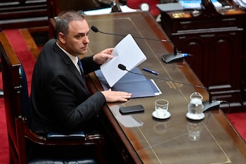 La oposición volverá a pedir la moción de censura contra Manuel Adorni en Diputados (EFE)