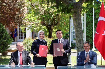 Un momento de la reunión.