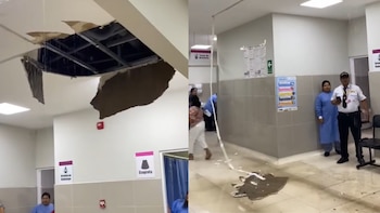 Techo del Hospital Naylamp de