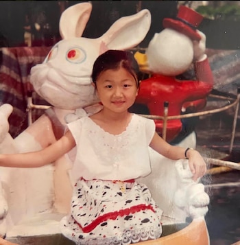 Karina Gao poco antes de